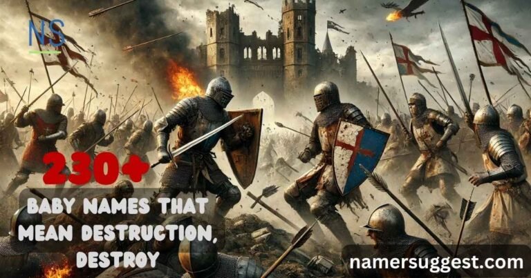 230+ Baby Names That Mean Destruction, Destroy Meanings & Generator