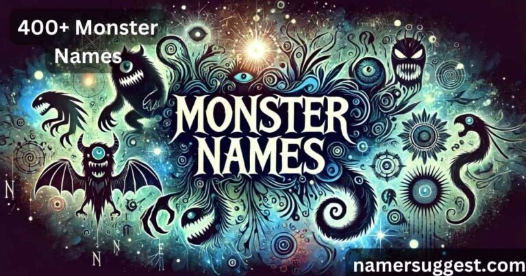 400+ Monster Names: Unique Ideas for Stories and Games