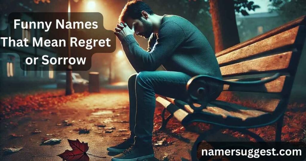 Funny Names That Mean Regret or Sorrow