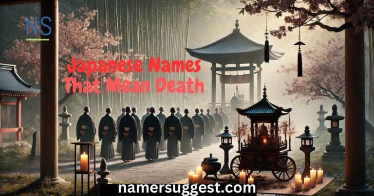 Japanese Names That Mean Death: Exploring Their Significance