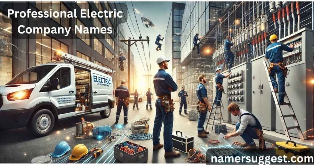 Professional Electric Company Names