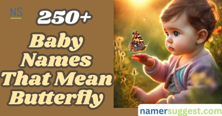 250+ Baby Names That Mean Butterfly Beautiful & Unique Choices