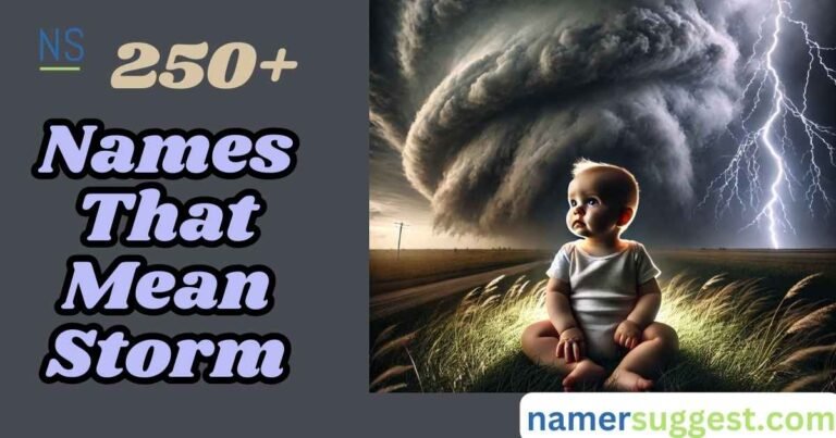 250+ Names That Mean Storm Powerful and Unique Choices