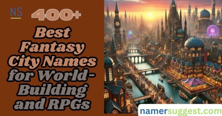 400+ Best Fantasy City Names for World-Building and RPGs