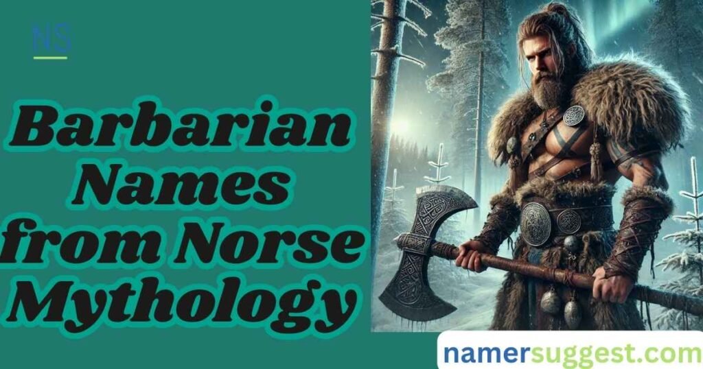 Barbarian Names from Norse Mythology