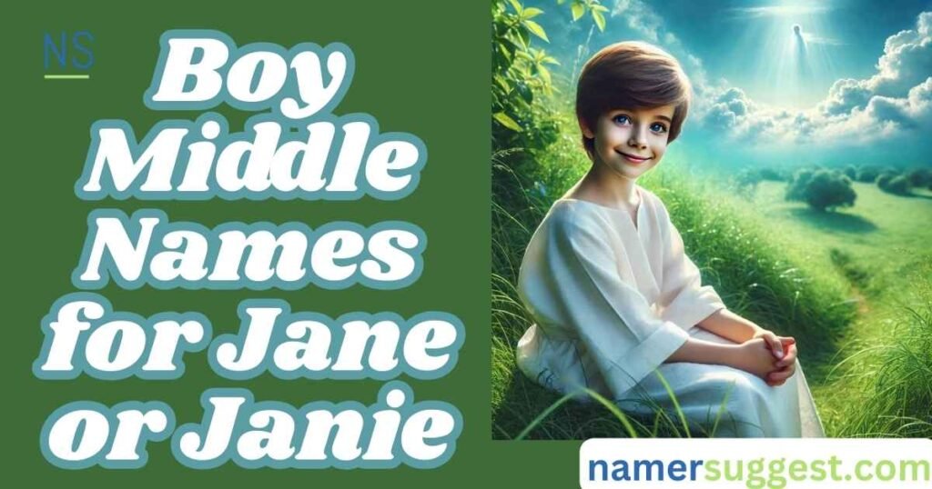 Boy Middle Names for Jane or Janie