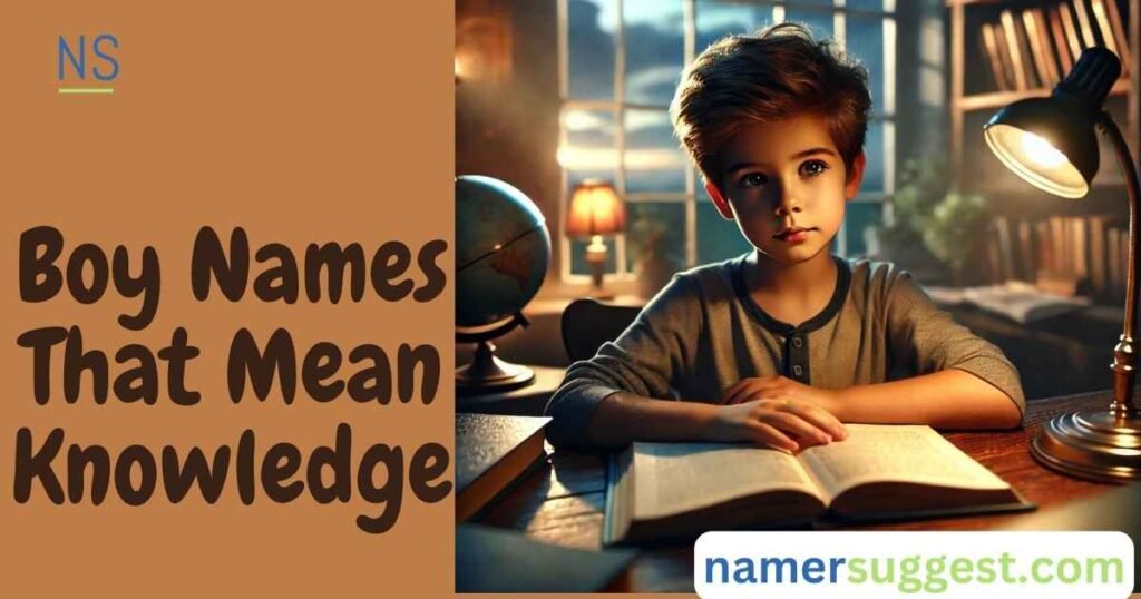 Boy Names That Mean Knowledge