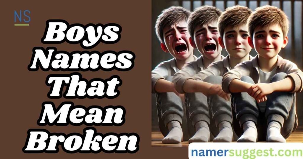 Boys Names That Mean Broken