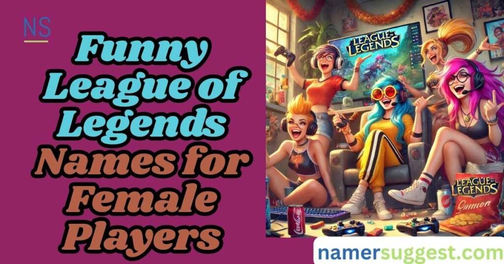 Funny League of Legends Names for Female Players
