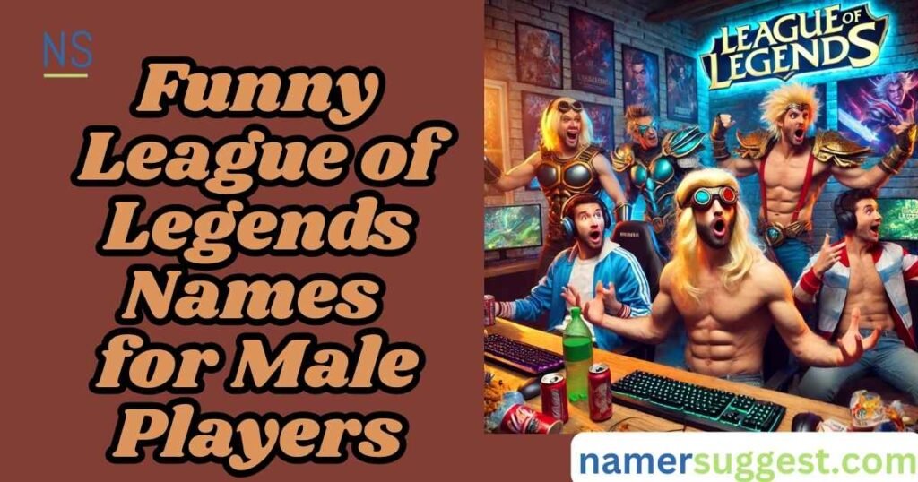 Funny League of Legends Names for Male Players