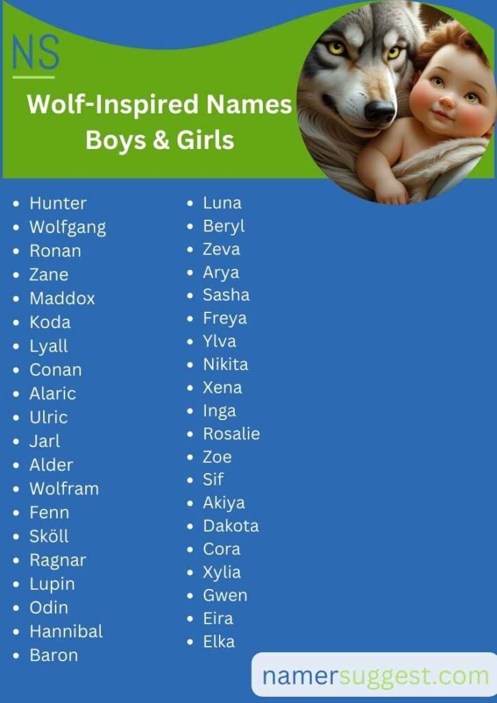 Top Picks: Best Baby Names That Mean Wolf