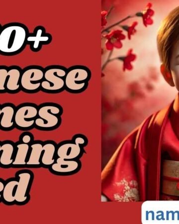 250+ Japanese Names Meaning Red Stunning & Unique Picks